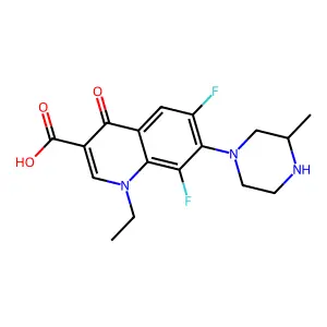 lomefloxacin structure