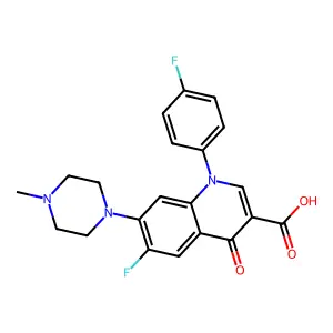 Difloxacin structure