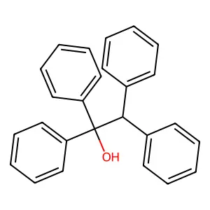 1,1,2,2-Tetraphenylethanol structure