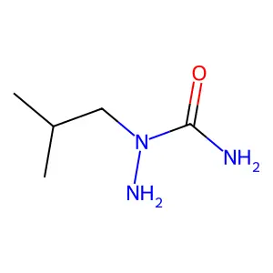 1-(2-methylpropyl)hydrazinecarboxamide structure