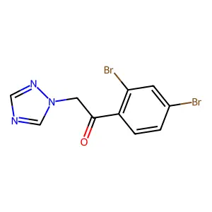 1-(2,4-dibromophenyl)-2-(1,2,4-triazol-1-yl)ethanone structure