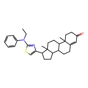 Compound C30H38N2OS structure
