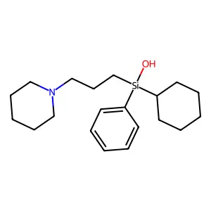 hexahydrosiladifenidol structure