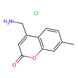 (7-methyl-2-oxochromen-4-yl)methylazanium chloride structure