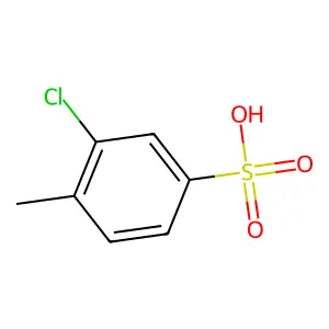 Benzenesulfonic acid, 3-chloro-4-methyl- structure