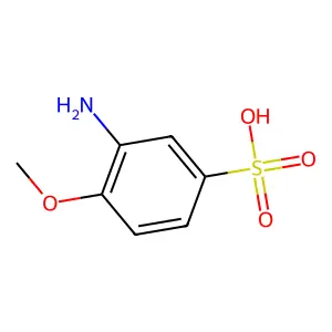 Benzenesulfonic acid, 3-amino-4-methoxy- structure
