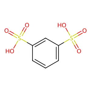 1,3-Benzenedisulfonic acid structure