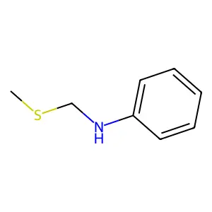 N-(methylsulfanylmethyl)aniline structure