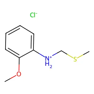N-((Methylthio)methyl)-o-anisidine structure
