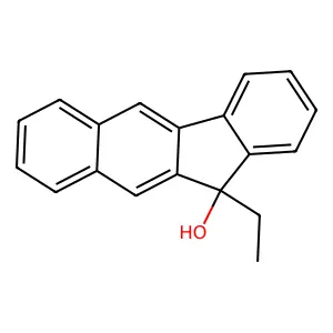 11-ethylbenzo[b]fluoren-11-ol structure
