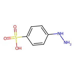 4-Hydrazinobenzenesulfonic acid structure