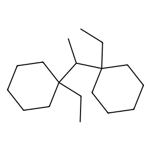 1,1-Bis(ethylcyclohexyl)ethane structure