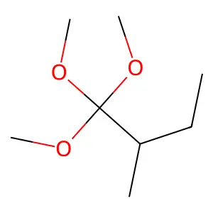1,1,1-Trimethoxy-2-methylbutane structure