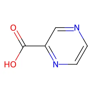 Pyrazine-2-carboxylic acid structure
