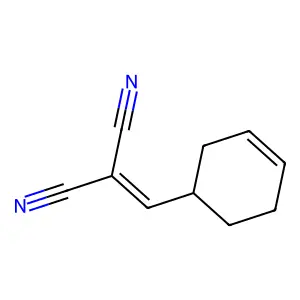 3-Cyclohexenylmethylenemalononitrile structure