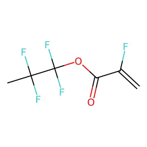 1,1,2,2-tetrafluoropropyl 2-fluoroprop-2-enoate structure