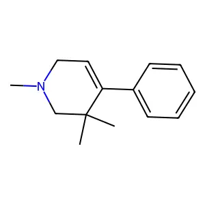 1,3,3-Trimethyl-4-phenyl-1,2,3,6-tetrahydropyridine structure