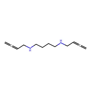 N,N'-bis(buta-2,3-dienyl)butane-1,4-diamine structure