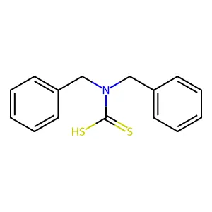Dibenzyldithiocarbamate structure