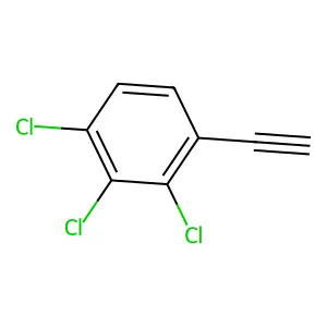 1,2,3-Trichloro-4-ethynylbenzene structure
