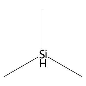 (CH3)3SiH structure