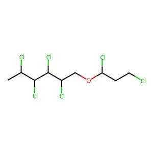 Compound C9H14Cl6O structure