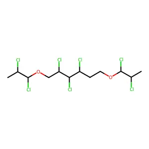 Compound C12H19Cl7O2 structure