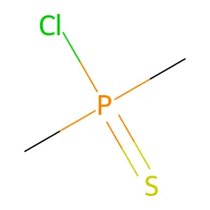 chloro-dimethyl-sulfanylidene-lambda5-phosphane structure