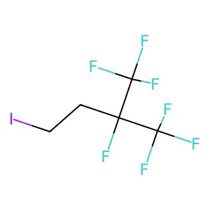 1,1,1,2-Tetrafluoro-4-iodo-2-(trifluoromethyl)butane structure