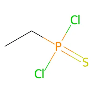 Ethylphosphonothioic dichloride structure