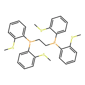 1,2-Bis[bis(2-methylthiophenyl)phosphino]ethane structure