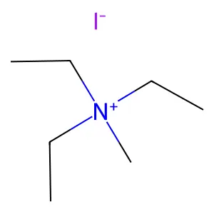 triethyl(methyl)azanium iodide structure