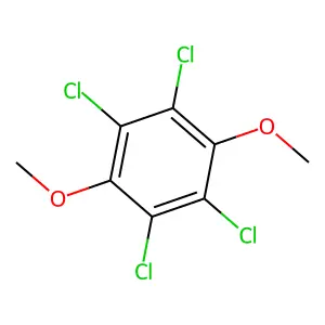 Tetrachloro-1,4-dimethoxybenzene structure