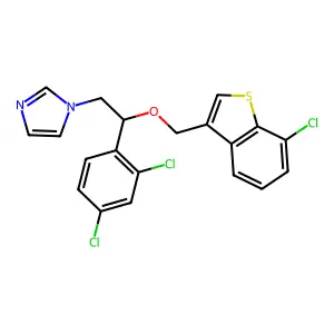 Sertaconazole structure