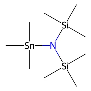 Nonamethylstannasilazane structure