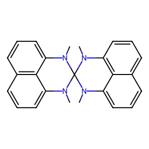 1,1',3,3'-Tetramethyl-2,2'-spirobi(2,3-dihydro-1H-perimidine) structure