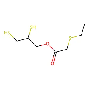 Compound C7H14O2S3 structure