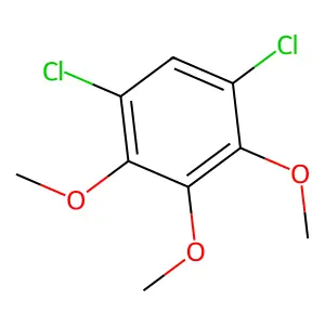 1,5-DICHLORO-2,3,4-TRIMETHOXYBENZENE structure