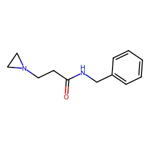 N-Benzyl-1-aziridinepropanamide structure