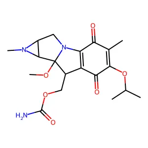 7-i-Propoxy-7-demethoxymitomycin B structure