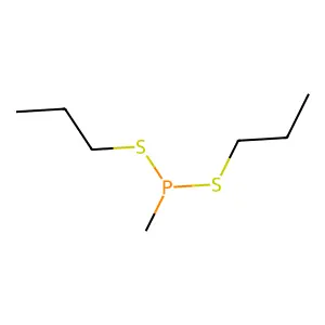 methyl-bis(propylsulfanyl)phosphane structure