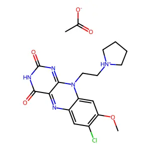 Compound C19H22ClN5O5 structure