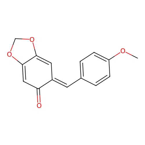 6-(4-Methoxybenzylidene)-1,3-benzodioxol-5(6H)-one structure