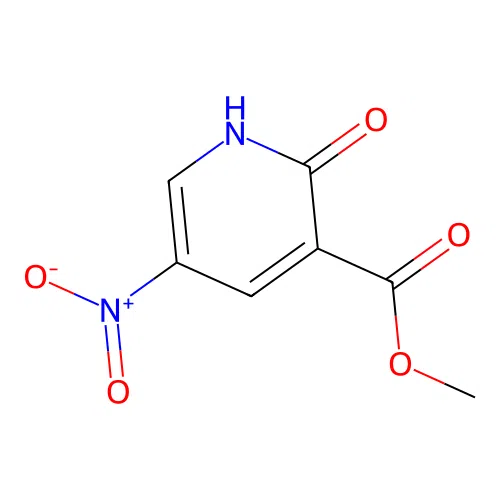 Methyl 2-hydroxy-5-nitronicotinate structure