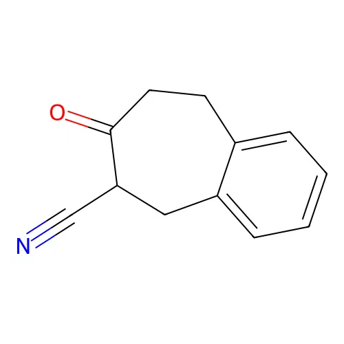 7-Oxo-6,7,8,9-tetrahydro-5H-benzo[A]cycloheptene-6-carbonitrile structure