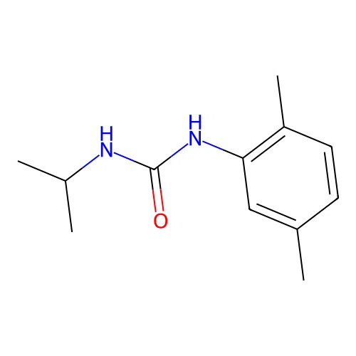 N-(2,5-dimethylphenyl)-N'-isopropylurea structure
