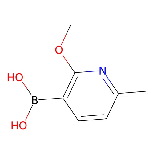 2-Methoxy-6-methylpyridine-3-boronic acid structure