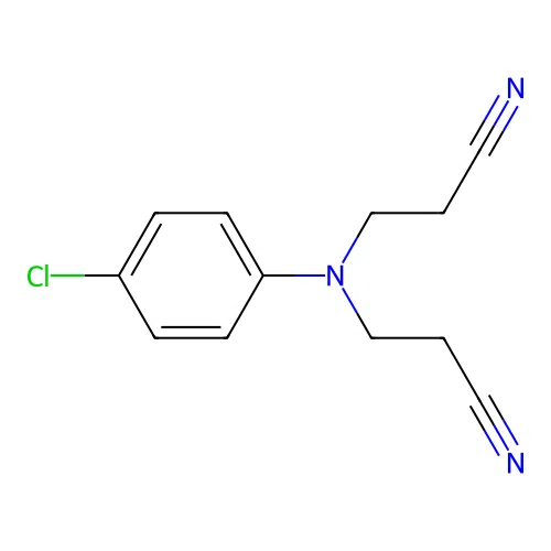 3,3'-(4-Chlorophenylimino)dipropionitrile structure
