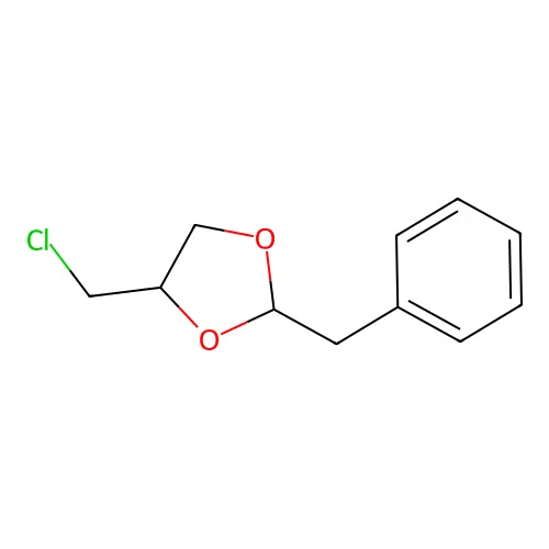 2-Benzyl-4-(chloromethyl)-1,3-dioxolane structure