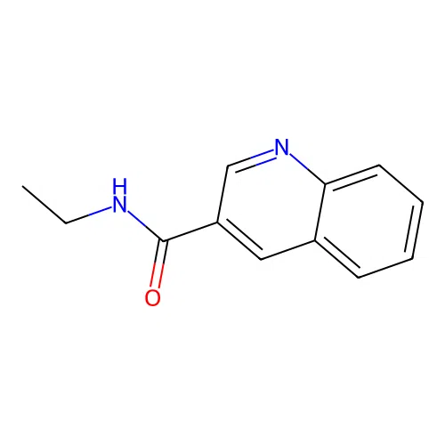 N-ethylquinoline-3-carboxamide structure